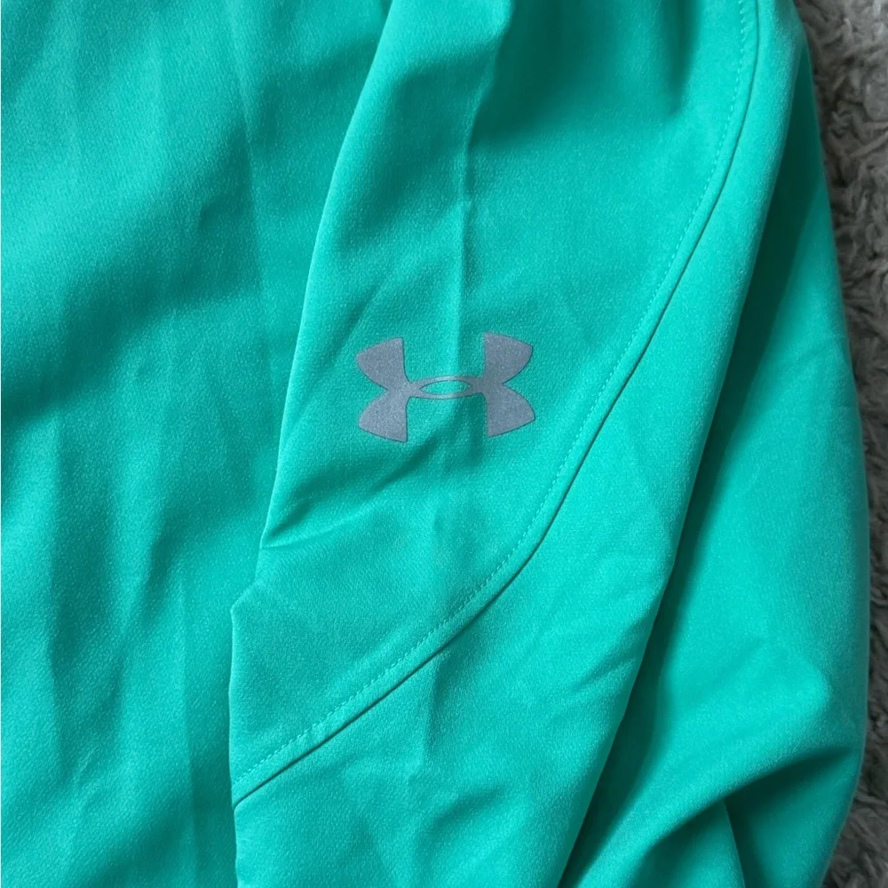 EUC Men’s Under Armour Green Storm Out and Back Stretch Woven Jacket Size XXL - Picture 11 of 14